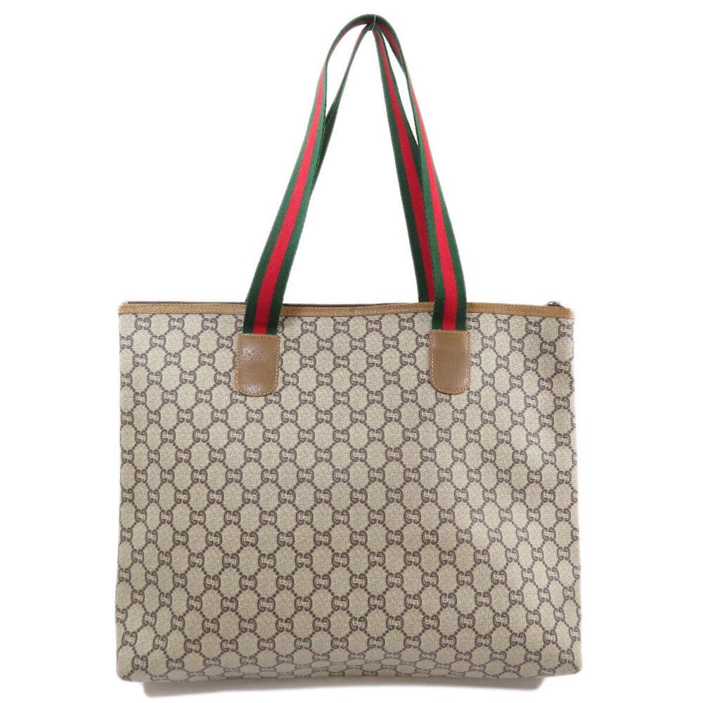 Gucci web bag monogram Plus tote Brown